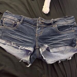 Almost Famous Dark Blue Jean Shorts